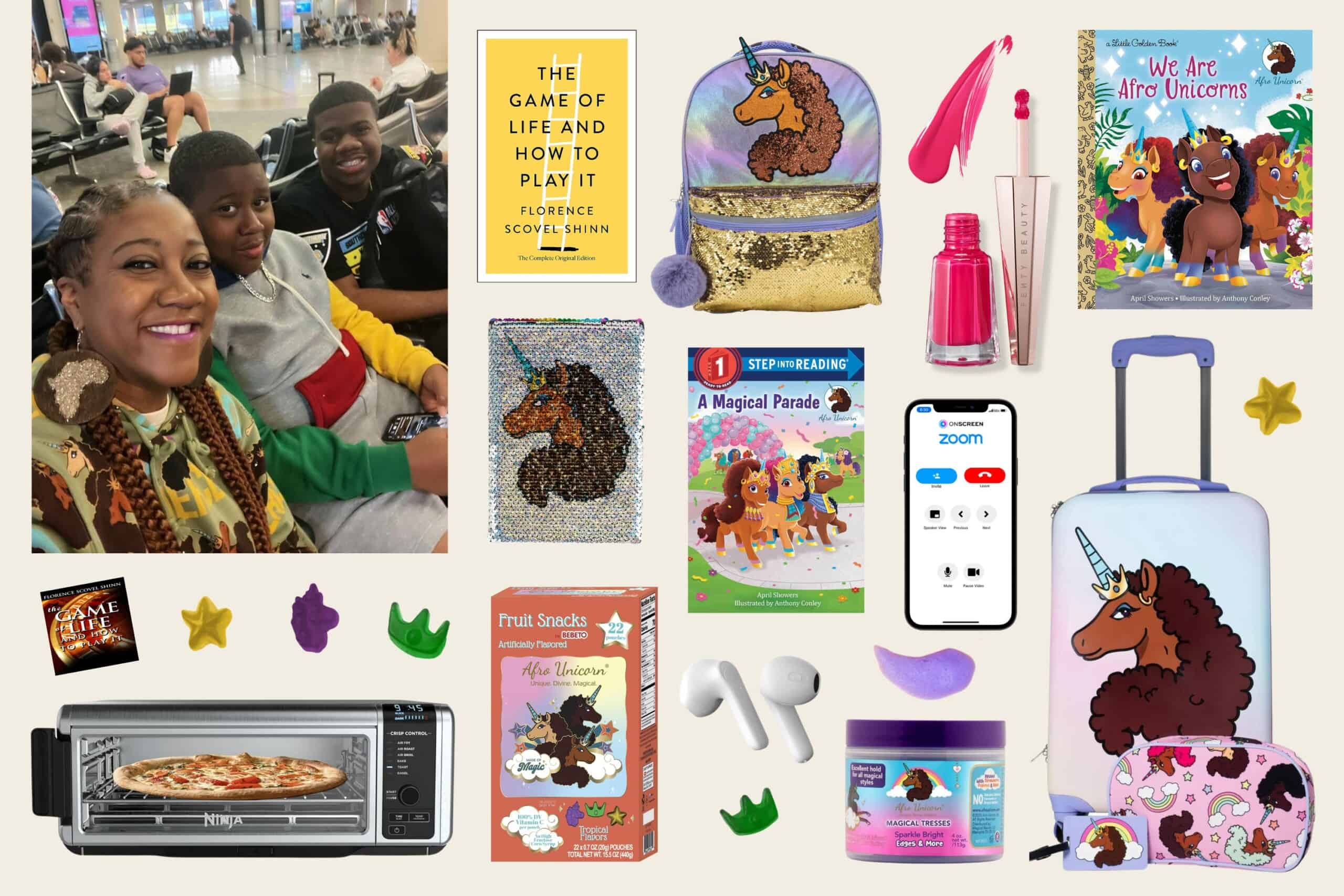 afro unicorn april showers founder