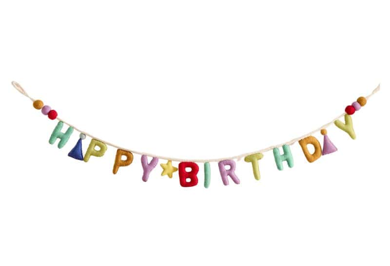 Happy Birthday Garland