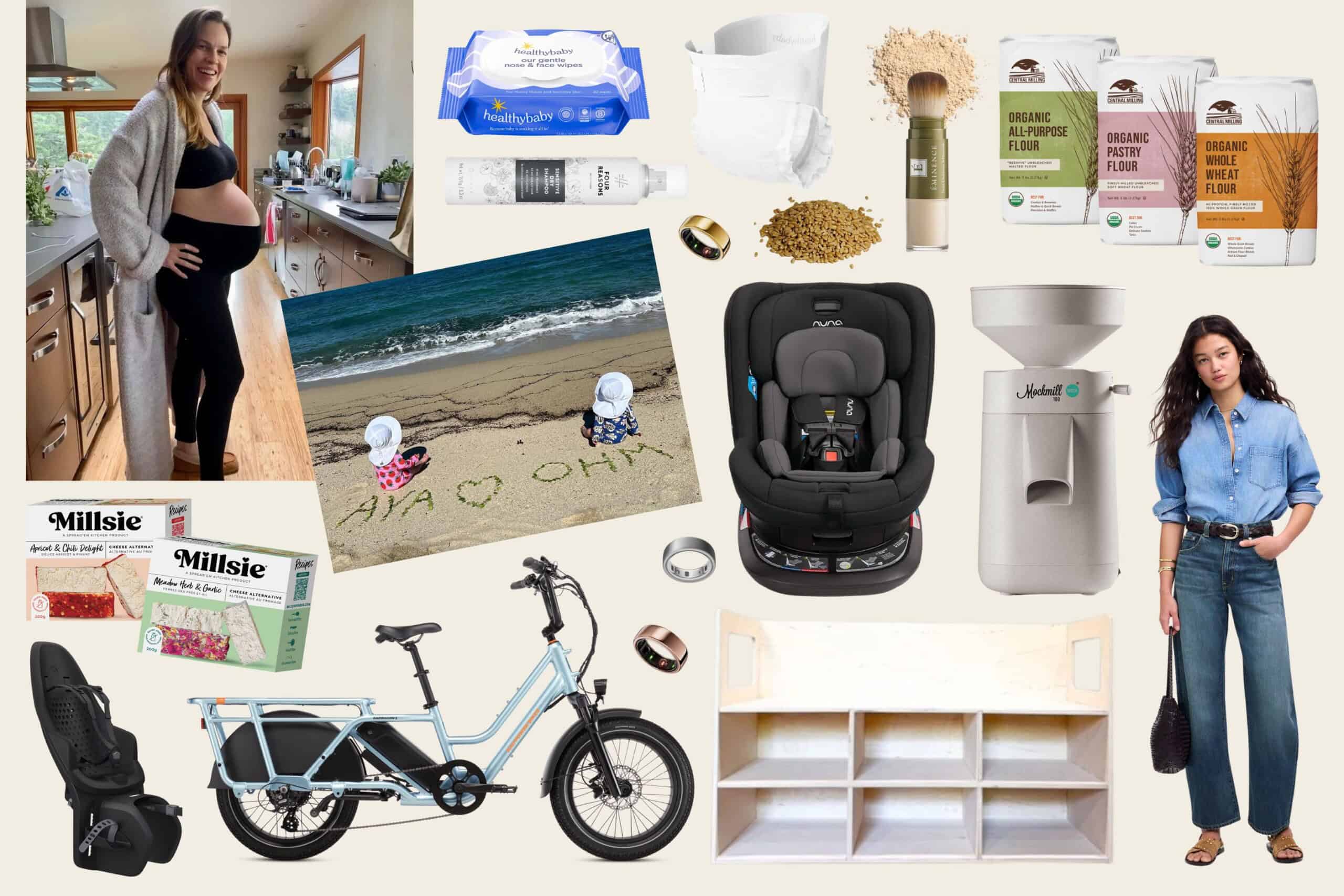 hilary swank mother essentials